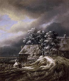 Winter Landscape | Ruisdael | Painting Reproduction