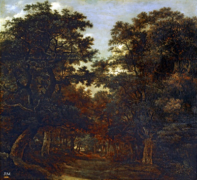 Forest Wood, n.d. by Ruisdael | Painting Reproduction