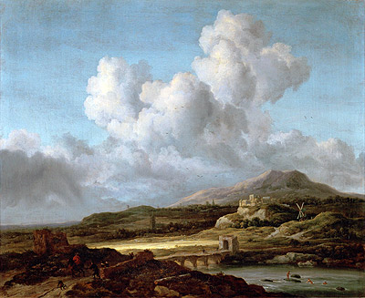 The Sunbeam, n.d. by Ruisdael | Painting Reproduction