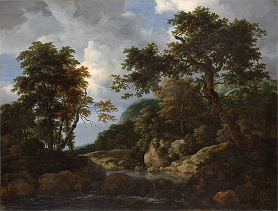 The Forest Stream, c.1660 | Ruisdael | Painting Reproduction