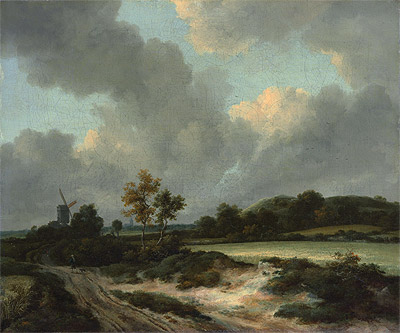 Grainfields, c.1665/70 by Ruisdael | Painting Reproduction