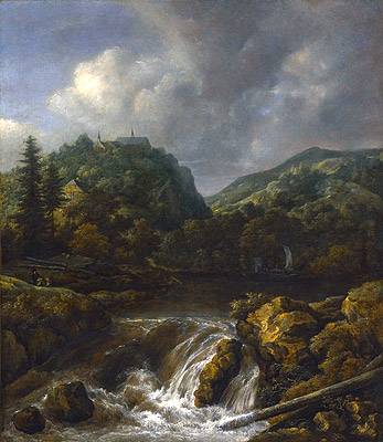 Westphalian Landscape, c.1660 by Ruisdael | Painting Reproduction
