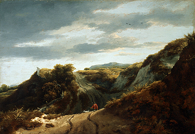 Dünen, c.1650/55 von Ruisdael | Gemälde-Reproduktion