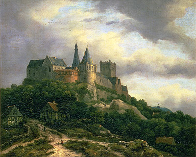 The Castle of Bentheim | Ruisdael | Painting Reproduction