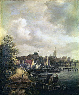 View of Amsterdam | Ruisdael | Painting Reproduction