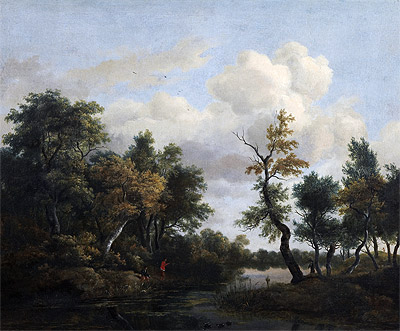 Eine Waldszene | Ruisdael | Gemälde Reproduktion
