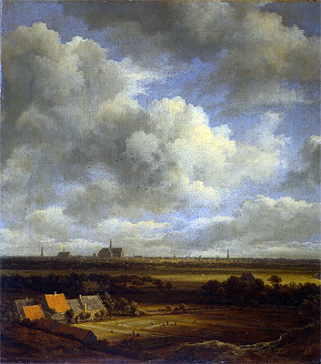 View of Haarlem, c.1670 by Ruisdael | Painting Reproduction