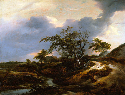 Landscape with Dunes, 1649 | Ruisdael | Painting Reproduction