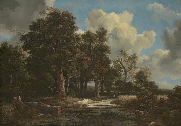 Edge of a Forest with a Grainfield | Ruisdael | Painting Reproduction