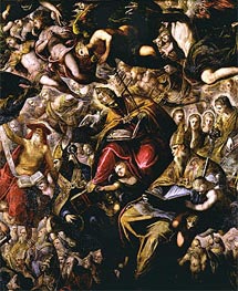 Paradise (detail), Undated by Tintoretto | Painting Reproduction