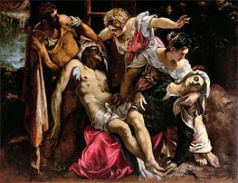 Deposition from the Cross, Undated by Tintoretto | Painting Reproduction