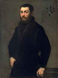 Young Man from the Renialme Family, c.1547/48 by Tintoretto | Painting Reproduction