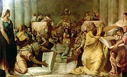 Christ Among the Doctors | Tintoretto | Gemälde Reproduktion