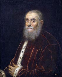 Marco Grimani, c.1576/83 by Tintoretto | Painting Reproduction
