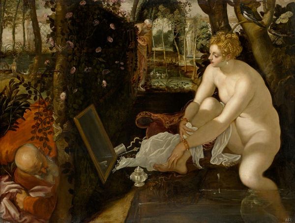 Susanna und die Ältesten | Tintoretto | Gemälde Reproduktion
