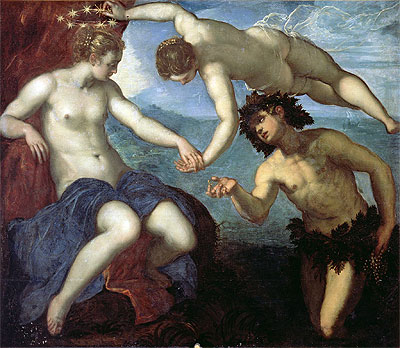 Die Entdeckung der Ariadne | Tintoretto | Gemälde Reproduktion
