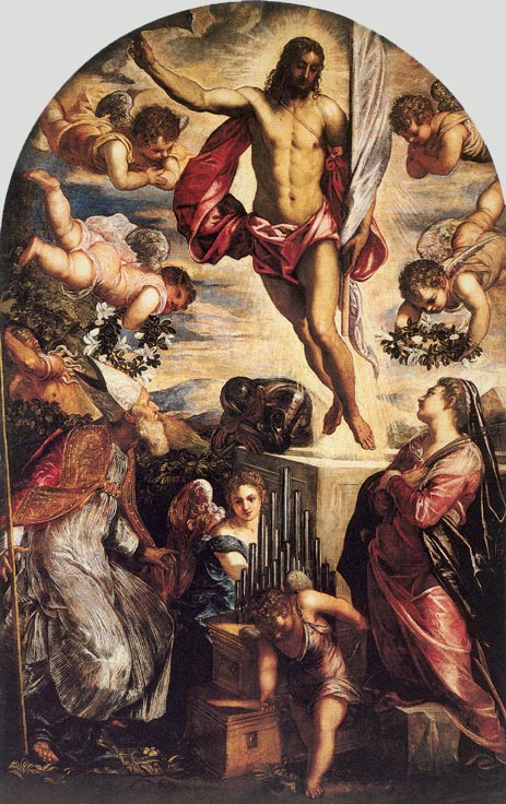 The Resurrection of Christ, 1565 | Tintoretto | Gemälde Reproduktion