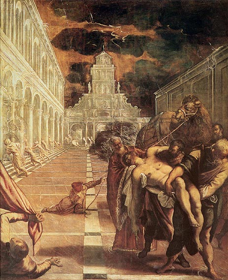 The Removal of the Body of St. Mark | Tintoretto | Painting Reproduction