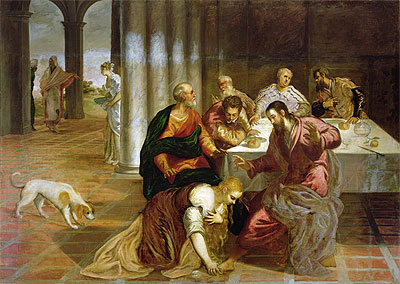 Die Bekehrung der Maria Magdalena, c.1546/47 | Tintoretto