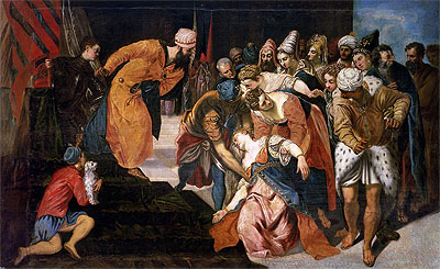 Esther vor Ahasverus, 1548 | Tintoretto