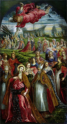 St. Ursula und die elftausend Jungfrauen, n.d. | Tintoretto