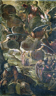 The Ascension of Christ, n.d. | Tintoretto | Gemälde Reproduktion