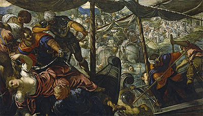The Abduction of Helen, c.1578 | Tintoretto | Gemälde Reproduktion