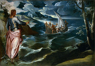 Christ at the Sea of Galilee | Tintoretto | Painting Reproduction