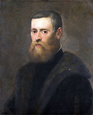 Portrait of a Man, c.1550/75 | Tintoretto | Painting Reproduction
