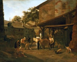 Die Schmiede von Lausanne | Jacques-Laurent Agasse | Gemälde Reproduktion