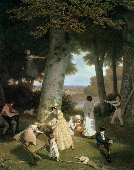 The Playground, 1830 | Jacques-Laurent Agasse | Gemälde Reproduktion