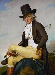 Portrait of Pierre Seriziat | Jacques-Louis David | Painting Reproduction