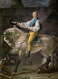 Count Stanislas Potocki, 1781 by Jacques-Louis David | Painting Reproduction