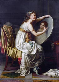 Portrait of Rose Adelaide Ducreux, undated by Jacques-Louis David | Painting Reproduction