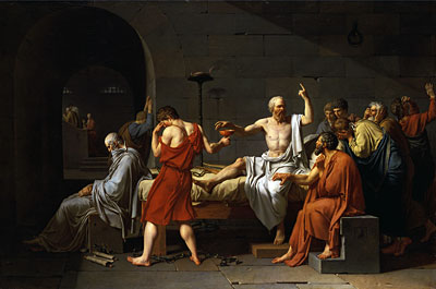 The Death of Socrates, 1787 | Jacques-Louis David | Painting Reproduction