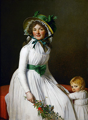 Mme. Seriziat and Her Son, 1795 | Jacques-Louis David