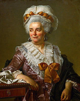 Genevieve Jacqueline Pecoul (the Painter's Mother-in-Law), 1784 | Jacques-Louis David | Painting Reproduction