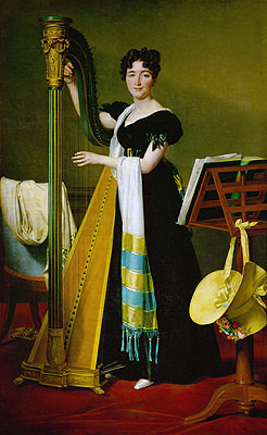 Juliette de Villeneuve, 1824 | Jacques-Louis David | Gemälde Reproduktion