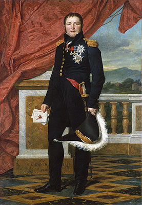 General Étienne-Maurice Gérard, Marshal of France, 1816 | Jacques-Louis David | Gemälde Reproduktion