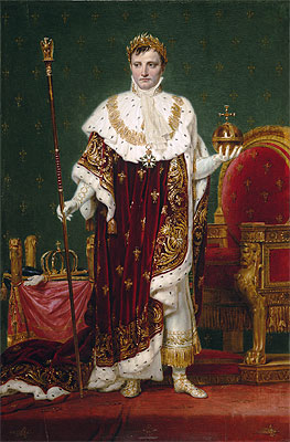 Emperor Napoleon I, 1807 | Jacques-Louis David | Painting Reproduction