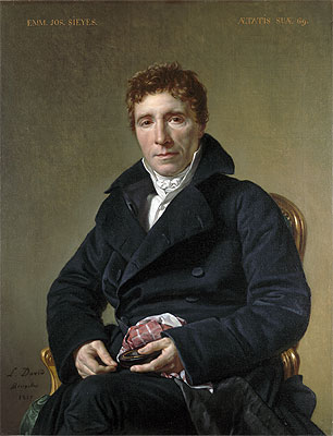 Emmanuel Joseph Sieyès, 1817 | Jacques-Louis David | Painting Reproduction