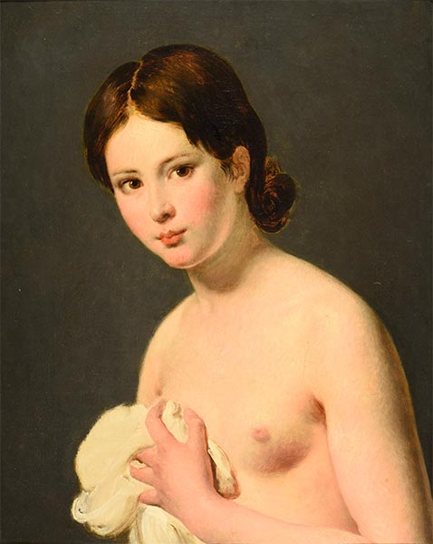Junges Mädchen, c.1795 | Jacques-Louis David | Gemälde Reproduktion