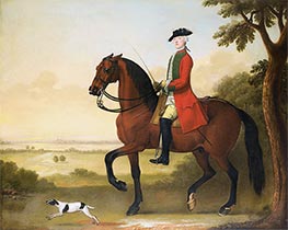 General Robert Douglas Riding Out, 1751 by James Seymour | Painting Reproduction
