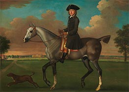 Portrait of a Horseman, undated by James Seymour | Painting Reproduction