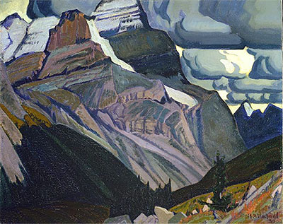 Dark Autumn, Rocky Mountains, 1930 | James Edward Hervey Macdonald | Painting Reproduction
