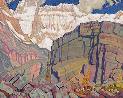 Mount Lefroy, 1932 | James Edward Hervey Macdonald | Painting Reproduction