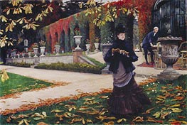 The Letter, c.1876/78 by Joseph Tissot | Painting Reproduction