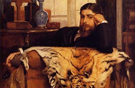 Algeron Moses Marsden, 1877 by Joseph Tissot | Painting Reproduction