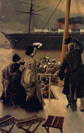 Godbye, on the Mersey, c.1881 by Joseph Tissot | Painting Reproduction