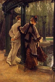 Quarrelling, c.1874/76 by Joseph Tissot | Painting Reproduction